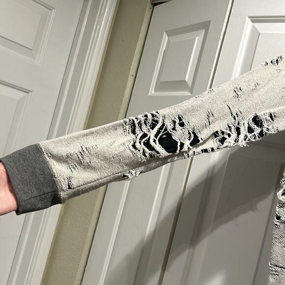 IRO Jeans Gray Sweatshirt, Size Large - Picture 4 of 9